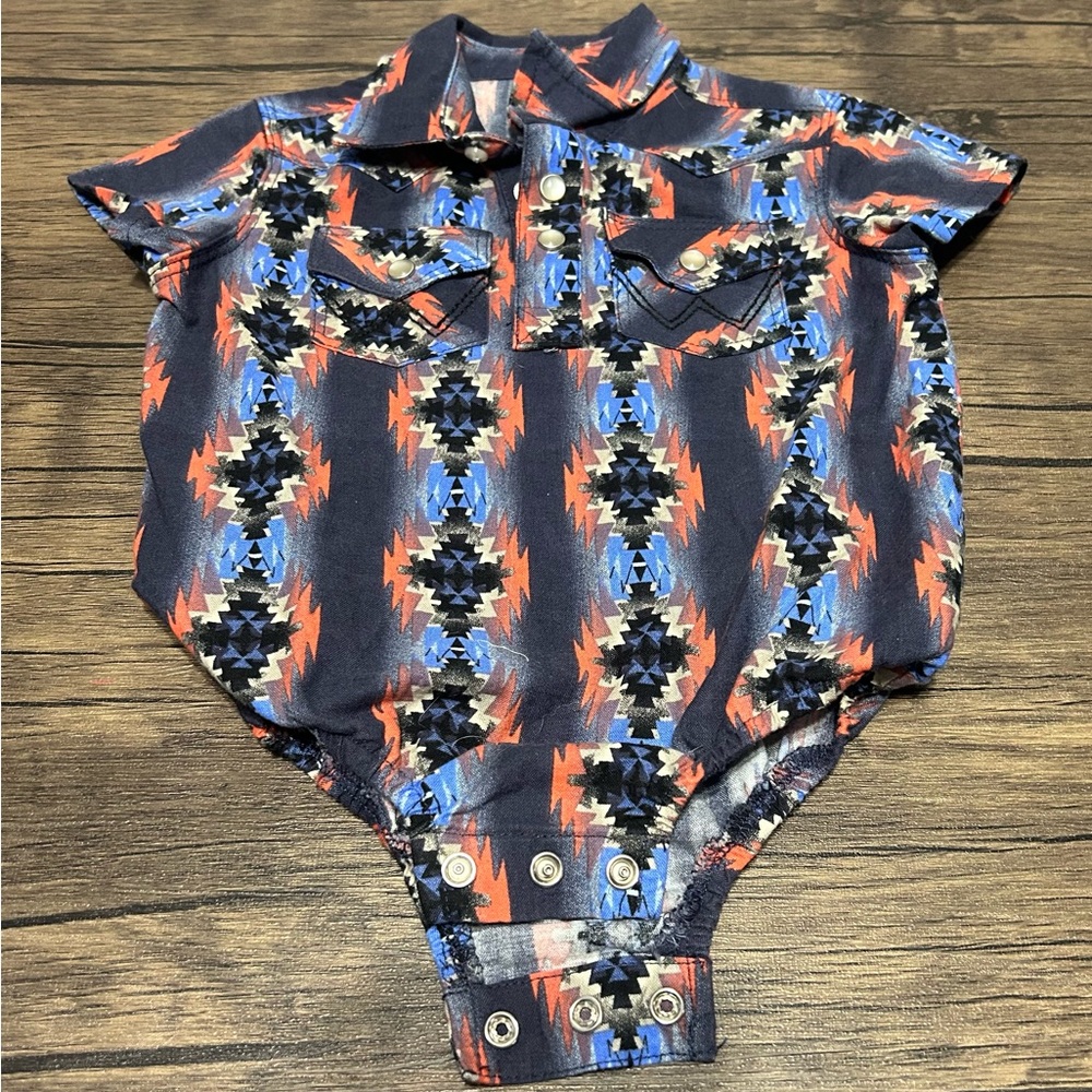 2-12 month Wrangler Short Sleeved Body Suits
